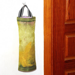 Wall Mounted Round Home Grocery Bag Holder Hanging Storage Trash Garbage Bag Jikaix