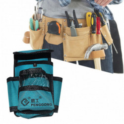 Drill Storage Bag Portable Scratch-proof Oxford Cloth Strong Waist Pack For Maintenance Worker Jikaix