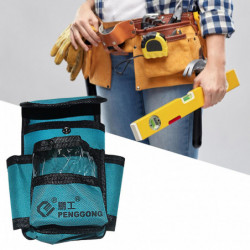 Drill Storage Bag Portable Scratch-proof Oxford Cloth Strong Waist Pack For Maintenance Worker Jikaix