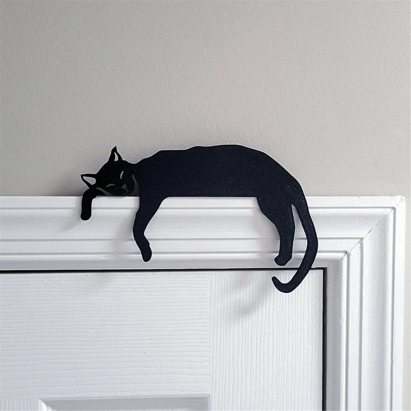 Cat Door Topper, Black Cats Door Corner Sign, Cat Mantel Decor, Cat Lover Gift, Shelf Decor, Cute Adorable Kid Cat Door Topper, Black Cats Door Corner Sign, Cat Mantel Decor, Cat Lover Gift, Shelf Decor, Cute Adorable Kid