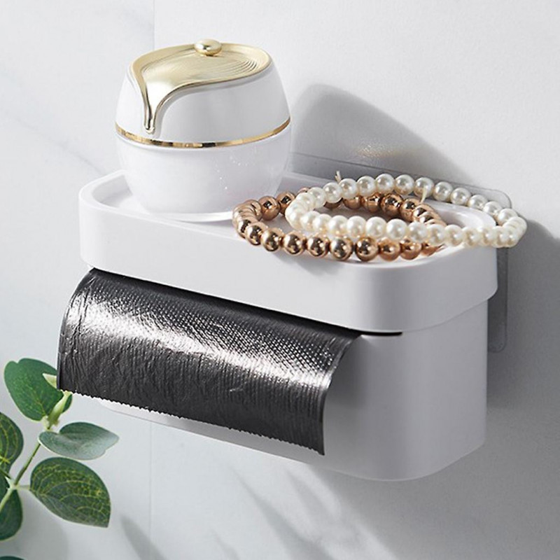 Garbage Bag Storage Box Wall Mount Trash Bags Dispenser Self-adhesive Plastic Bag Organizer Shelf For Case For [...]