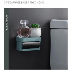 Garbage Bag Storage Box Wall Mount Trash Bags Dispenser Self-adhesive Plastic Bag Organizer Shelf For Case For [...]