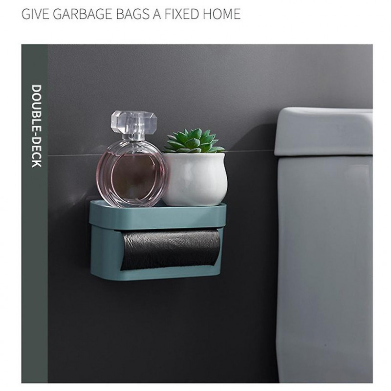 Garbage Bag Storage Box Wall Mount Trash Bags Dispenser Self-adhesive Plastic Bag Organizer Shelf For Case For [...]
