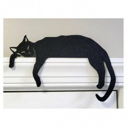 Cat Door Topper, Black Cats Door Corner Sign, Cat Mantel Decor, Cat Lover Gift, Shelf Decor, Cute Adorable Kid Cat Door Topper, Black Cats Door Corner Sign, Cat Mantel Decor, Cat Lover Gift, Shelf Decor, Cute Adorable Kid