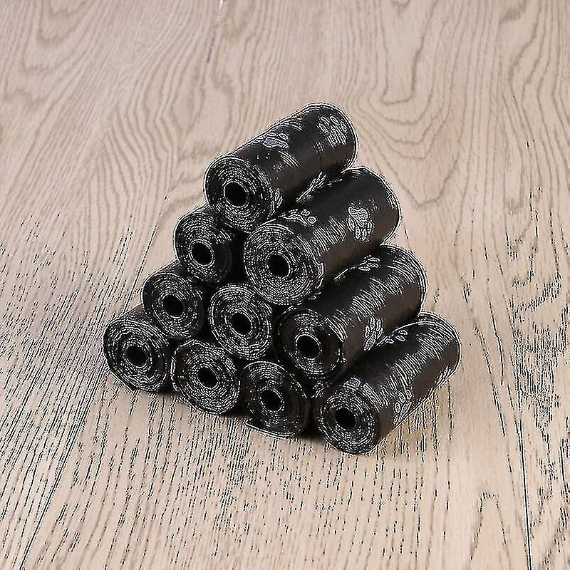 Poop Bags For Dogs, Cats, Pets, Black, 12 Rolls (180 Total)