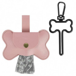 Distributeur de sac à crottes de chien avec clip de laisse Porte-sac à crottes Conteneur de sac à déchets pour [...]