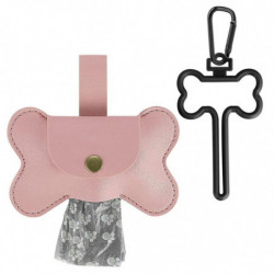 Distributeur de sac à crottes de chien avec clip de laisse Porte-sac à crottes Conteneur de sac à déchets pour [...]