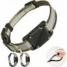 Collier de suivi de chien réfléchissant réglable avec Airtag Waterproof Holder Case