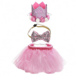 1 Set Pet Birthday Dog Lovely Pet Dog Skirt Pet Accessories Pet Supplies