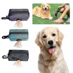 Mini distributeur de sacs à crottes Portable Pet Dog Waste Garbage Case Poop Pick Up Bags Holder
