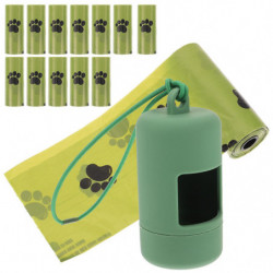 1 Set of Dog Poop Bags With Dispenser Outdoors Pet Poop Collection Bags Biodegradable Poop Bags