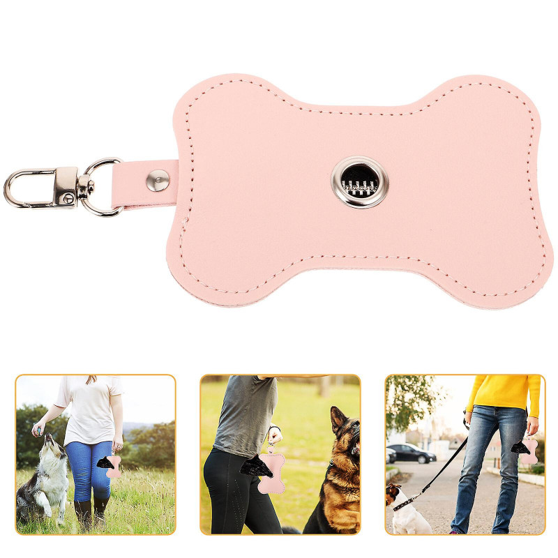 Walking Pet Poop Bag Holder Dog Poop Bag Case Leash Attachment Pet Waste Bag Dispenser