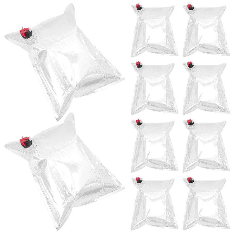 10pcs Wine Purse Refill Bags Refill Bladders Reusable Refillable Beverages Storage Pouch with Spout 10pcs Wine Purse Refill Bags Refill Bladders Reusable Refillable Beverages Storage Pouch with Spout
