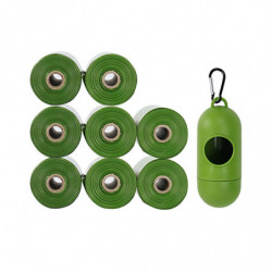 Dog Poop Bags With Dispenser Unscented Pick Up Clean Refills 8 Rolls