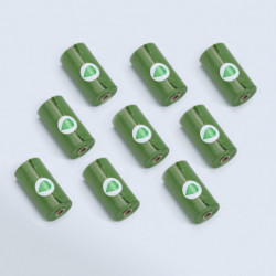 Dog Poop Bags With Dispenser Unscented Pick Up Clean Refills 8 Rolls