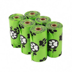 6 Rolls Biodegradable Pet Waste Bags Dog Poop Waste Bag Environmental Pet Waste Bags With Dispenser - Snngv