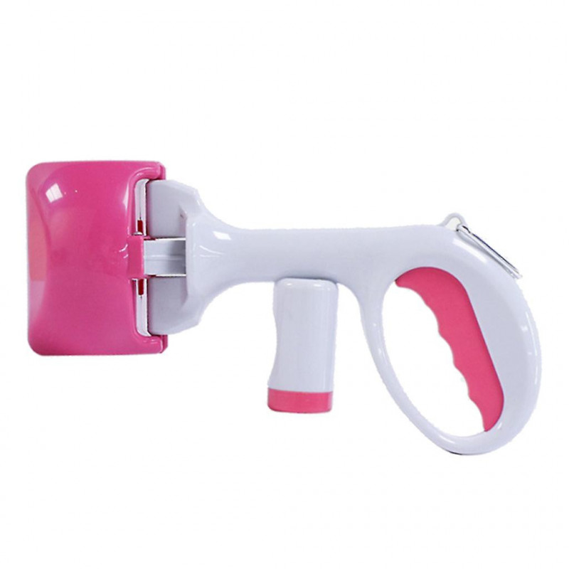 Cat Dog Poop Scooper Poo Shovel Puppy Kitten Waste Pick-up Tools Rose Red