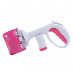 Cat Dog Poop Scooper Poo Shovel Puppy Kitten Waste Pick-up Tools Rose Red