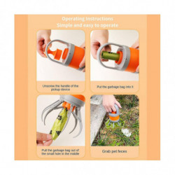 Pet Toilet Pick-Up Clip, Dog Shovel Artifact Pick-Up Clip, Dog Poop Cleaning, Pick-Up Portable Tool