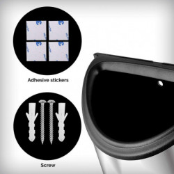 Utopia Kitchen Porte-sacs en plastique d’épicerie et distributeur pour sacs en plastique - Facile