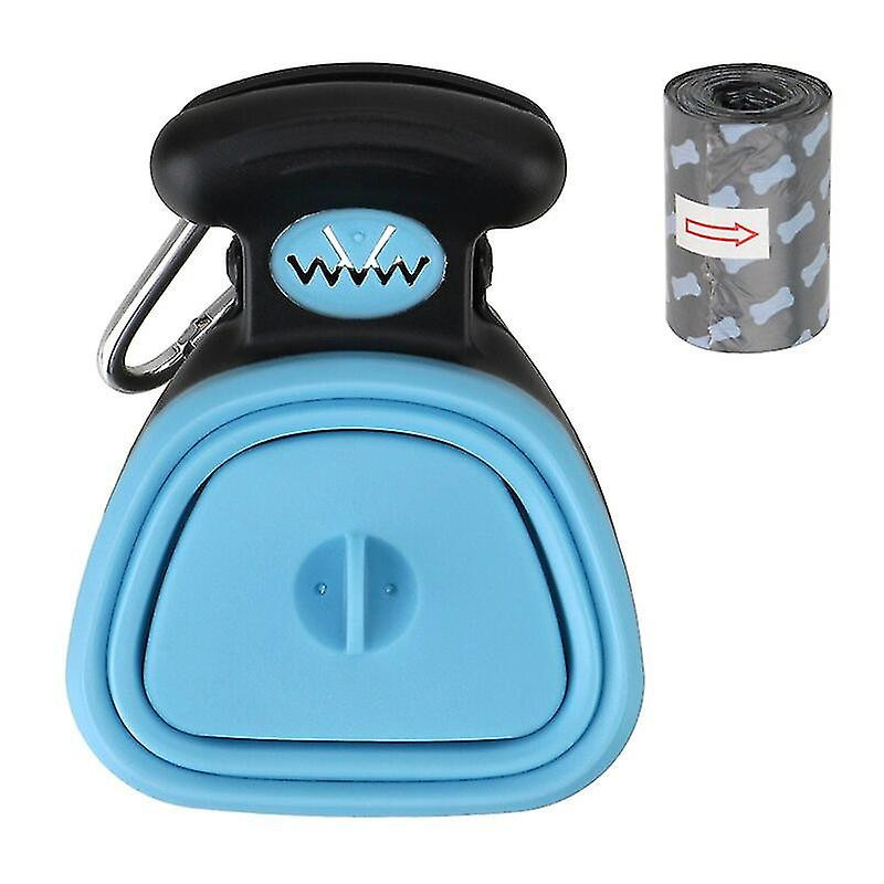 Abs Poop Scoop Pet Waste Bags Outdoor Garbage Holder Dispensers Portable With 1 Roll Decomposable Bags Pet Supplies