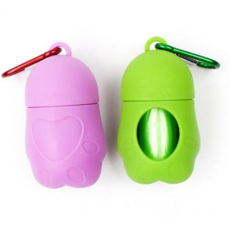 Dog Toilet Picker Garbage Bag Penguin Garbage Box(green)
