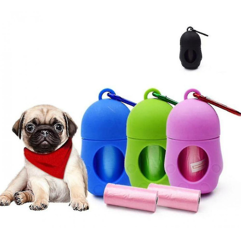 Dog Toilet Picker Garbage Bag Penguin Garbage Box(green)