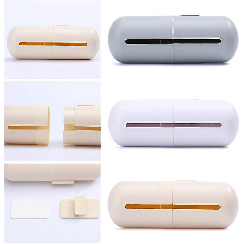 1 Pack Wall-mounted Garbage Bag Finishing Storage Box Kitchen Plastic Bag Extraction Box Capsule Design Mini [...]