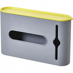 Yaju Garbage Bag Storage Box, Punch-free Wall-mounted Bag Storage Holder Garbage Bag Organizer For 5 Garbage Bag [...]