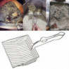 Heavy-duty Kitty Metal Scooper, Deep Shovel Long Poop Sifting Clean Scooper