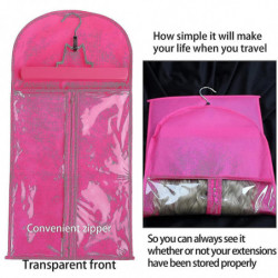 3pcs Hair Extensions Holder Wig Storage Bag With Hanger Portable Wig Storage Bag Hair Extension Carrier Holder 3pcs Hair Extensions Holder Wig Storage Bag With Hanger Portable Wig Storage Bag Hair Extension Carrier Holder