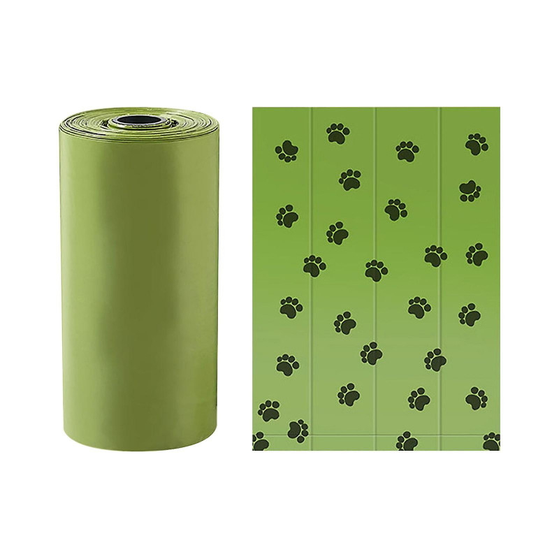 Biodegradation Poop Pickup BagsPet Poop BagsEnvironmental Corn StarchDouble LayerOdor Waste Bags Flye2297