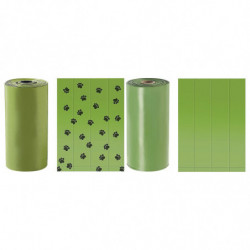 Biodegradation Poop Pickup BagsPet Poop BagsEnvironmental Corn StarchDouble LayerOdor Waste Bags Flye2297