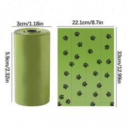 Biodegradation Poop Pickup BagsPet Poop BagsEnvironmental Corn StarchDouble LayerOdor Waste Bags Flye2297