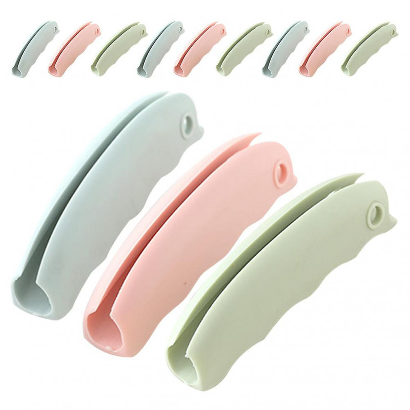 12pcs Grocery Plastic Bag Holder Carrier Save Labor Silicone Handle Carrier