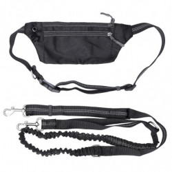 Hands Free Dog Leash with Waist Pack Absorbing Bungee Dog Leash Kit for Walking Running Training Jogging Black, [...]