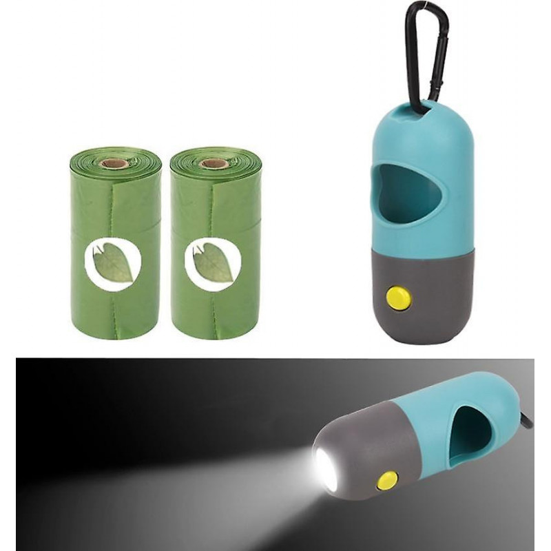 Pet Led Light Degradable Poop Bags/waste Bag Dispenser