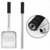 Metal Scoop With Deep Shovel And Long Handle Detachable Stainless Steel Non-Stick Sifter With Foam Metal Scoop With Deep Shovel And Long Handle Detachable Stainless Steel Non-Stick Sifter With Foam