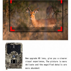 Caméra de la faune, 1080p 12mp Caméra de chasse avec détecteur de mouvement de vision nocturne infrarouge, caméra [...]