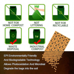 Pet Poop Waste Bags Made With Recycled Eco-friendly Biodegradable Compostable Portable Bag Separator