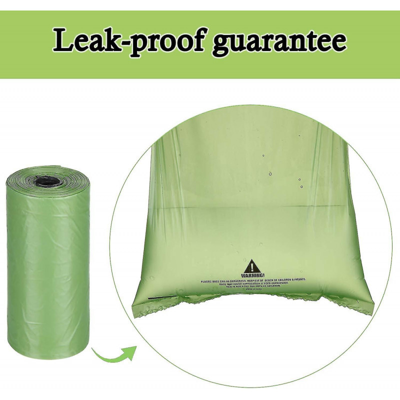 Garbage Bag With Led Flashlight 2 Led Capsule Dispenser 2 Rolls Of Degradable Garbage Bags 1 Lifter