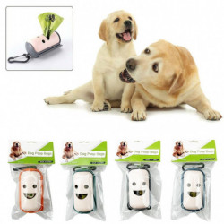 Degradable Dog Poop Bags + Dispenser Leak Proof Thick Trash Bag Holder
