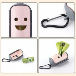 Degradable Dog Poop Bags + Dispenser Leak Proof Thick Trash Bag Holder