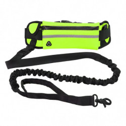 Reflective Waterproof Waist Bag with Leash for Outdoor Jogging Activities