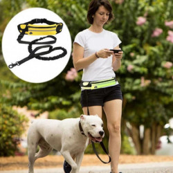 Reflective Waterproof Waist Bag with Leash for Outdoor Jogging Activities