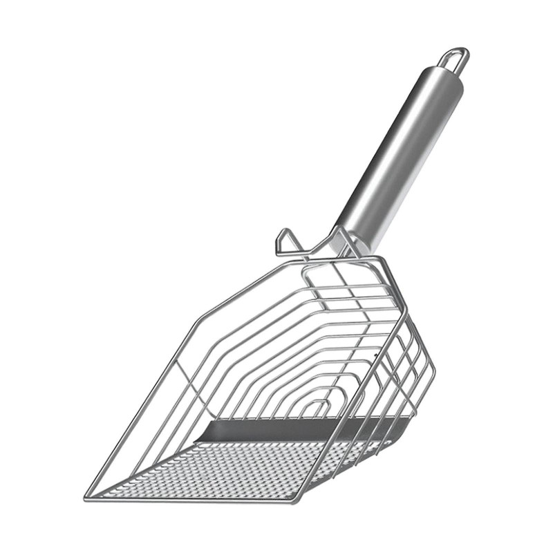 Litter Scooper Kitten Sand Scoop Shovel Lizards Kitty Cat Scoop Metal Handle
