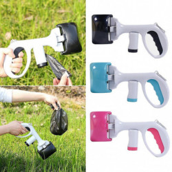 Cat Dog Poop Scooper Poo Shovel Puppy Kitten Waste Pick-up Tools Black