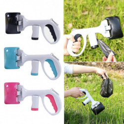 Cat Dog Poop Scooper Poo Shovel Puppy Kitten Waste Pick-up Tools Black