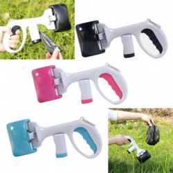 Cat Dog Poop Scooper Poo Shovel Puppy Kitten Waste Pick-up Tools Black