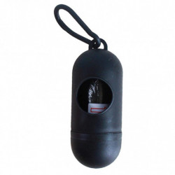 Plastic Dog Poo Bag Dispensers + Bags For Pet Waste Poop Black